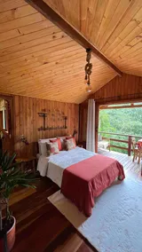 Chalet with Balcony and View - Image 2