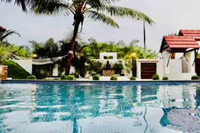 The Bella Vista: Private Pool, Lush Garden @Mahabs - Image 4