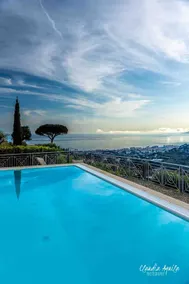 Charmerende villa med swimmingpool, fantastisk udsigt over havet og den franske riviera. Wi-Fi gratis - Image 3