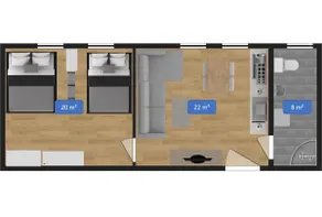 Quiet apartment 50 m² near the train station ★NETFLIX+TV★ - Image 2