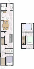 Shin-Osaka Station 15 min | 2 min walk from the station | 3LDK | Quiet area | Ideal for sightseeing in Umeda and Osaka | Pocket Wi-Fi | Shimo-Shinjo - Image 2