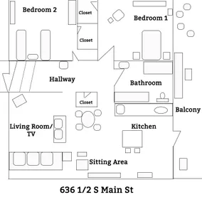 Dwntwn Chocolate Haus Apt&Lg Balcony-15% off 3nts! - Image 3