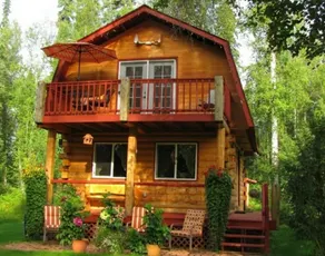 **LOG CABIN ON THE RIVER! Alaskan*Aurora ADVENTURE - Image 3