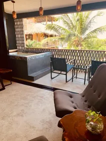 Private Jacuzzi with ocean view. Suite 3.CasaMitla - Image 3