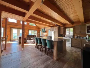 Tranquil log cabin with sandy beach, sunsets & spa - Image 5