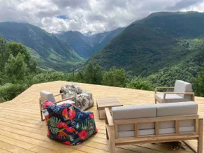 moderne og komfortable hytte med fantastisk udsigt i Pyrénées Ariege - Image 3