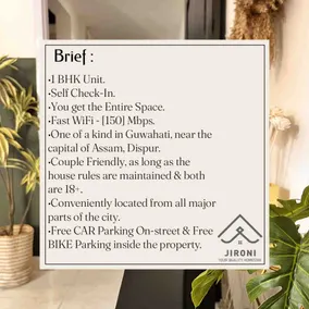 Jironi - Picturesque Boho Chic 1BHK+Centre of city - Image 2