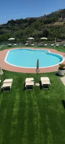 Studio with pool and terrace overlooking the sea - Image 2