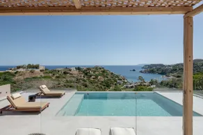 Villa w/Private Pool & Sea View, 400 to the beach - Image 2