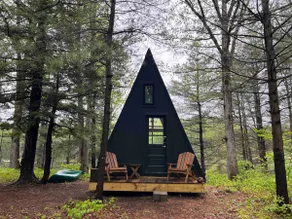 Glamp! Beaver Lodge Aframe water access OFF Grid - Image 5