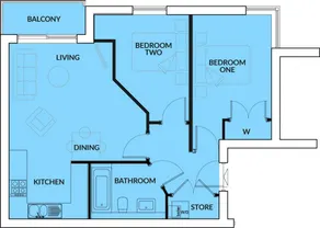 Super two bedroom apartment on Exmouth quay - Image 4