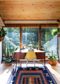 the tree house, Wood Fired Hot Tub/Barrel Sauna - Image 2
