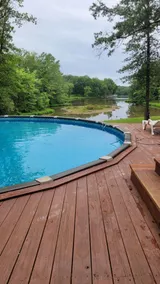 Private Cabin w/Pool on Lake Centralia, sleeps 12. - Image 4