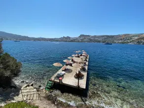 Gündoğan Seafront villa with parking lot and pier - Image 2