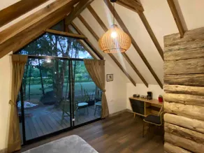 Beautiful cabin next to a stream, pure nature - Image 5