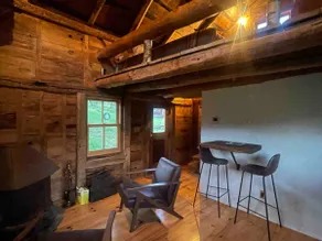 Adorable wood cabin with indoor fire-pit and sauna - Image 5