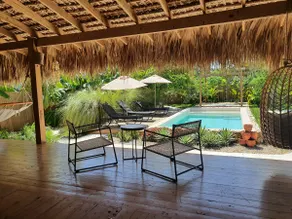 “El Refugio”Bungalow with A/C and pool playa Macao - Image 2