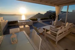 Sunset View Villa Santorini - with Outdoor Jacuzzi - Image 4