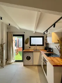 Large renovated studio, with patio, heart of the village - Image 5