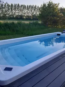 Heated swimming pool, Jacuzzi, sauna, grill cottage private! - Image 5