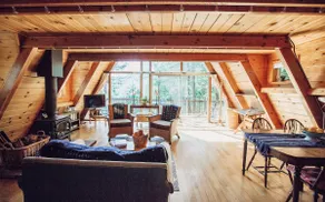 Dreamy A Frame Cabin Overlooking Lake - Image 2