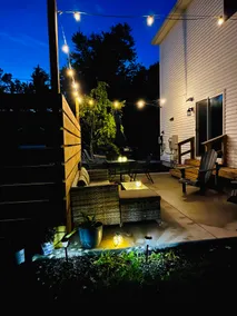 New Art House by Lake Michigan Back Yard and Patio - Image 5