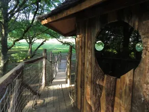 Log Cabin-Romantic-Ensuite-Countryside view - In the Trees - Image 2