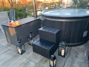 Luxury harbor view chalet with hot tub - Image 2