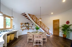 Cozy cabin overlooking the pool and garden - Image 3