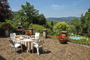 Alleinstehendes Ferienhaus mit privatem Pool,  W-LAN, TV, Panoramablick, bei Greve In Chianti - Image 4