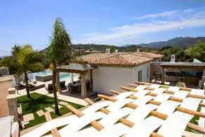 Mediterranean-style villa with a private pool on Foxi Manna Beach in Sardinia - Image 2