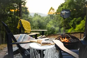 Cozy & kid friendly cabin w/ million $ views, hot tub, game room, and fire pit!! - Image 2