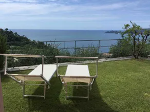 Villa Olivia terrace, portico Portofino Gulf view - Image 2