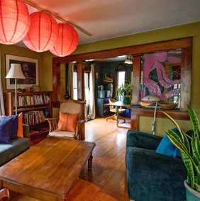 Strawbale Bungalow. Bloomington, Indiana, USA. - Image 3