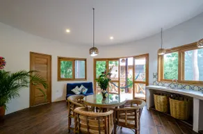 Cozy cabin overlooking the pool and garden - Image 5