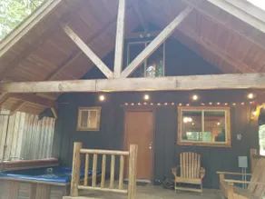 Quiet & Private cabin with hot tub and campfire - Image 3