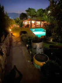 Cabin with beautiful gazebo, garden and swimming pool. - Image 5
