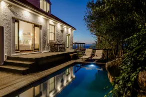 bliss villa - Sea Views Pool HotTub 300m to beach - Image 2