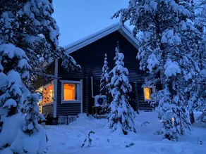 Northern Light Villa Ylläs with a Jacuzzi,sauna&sledges - Image 3