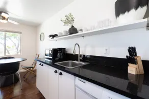 Warm Boho Edge- Chic Black & White Design - Image 3
