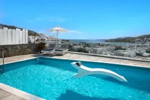 Sea View in Ornos Beach Close To Town w Jacuzzi - Image 1