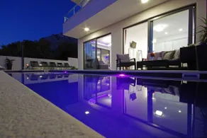 Modern holiday house Anja with heated pool and sea view, 3 bedrooms 6+2 pers. - Image 5