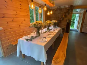 Cozy and modern cabin with hot tub and sauna - Image 2