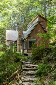 Tucked-away Charming Forest Cabin w/ Private Brook - Image 2