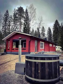 Wooden sauna - Beach cabin - Parking - River view - Image 3