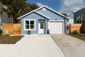 Hundefreundliches Strandhaus mit eingezäunt in Hof 1 Block zum Strand - Image 2