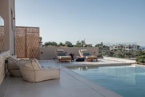 Villa w/Private Pool & Sea View, 400 to the beach - Image 3