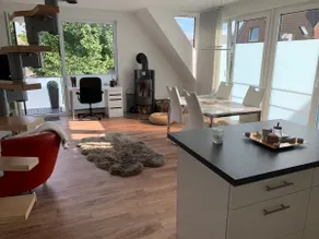 Aasee, 55pm, 1st floor and + attic kitchen, bathroom, balcony, fireplace - Image 3