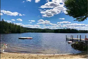 Family Friendly Waterfront Estate on Lake Wicwas w/ Private Beach & Dock - Image 3