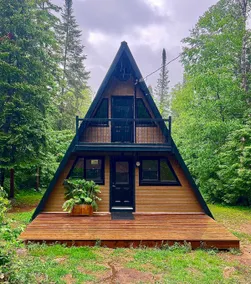 A-Frame Get Away w/ River Access & Private Forest! - Image 2
